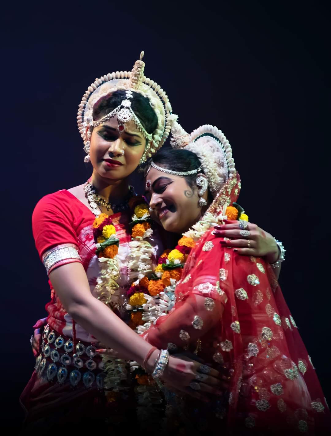 Founder Truptismita Tarini with a student — the guru-shishya tradition in practice